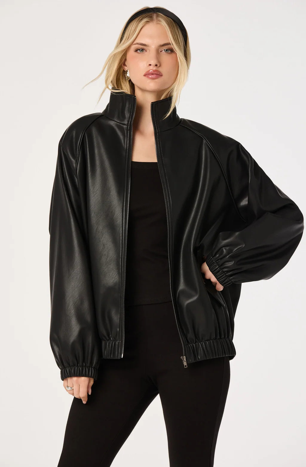 The After Hours Faux Leather Jacket