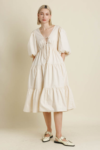 Tiered Midi Dress