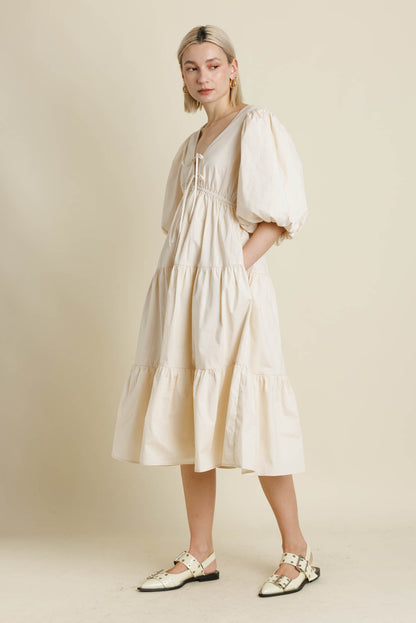 Tiered Midi Dress