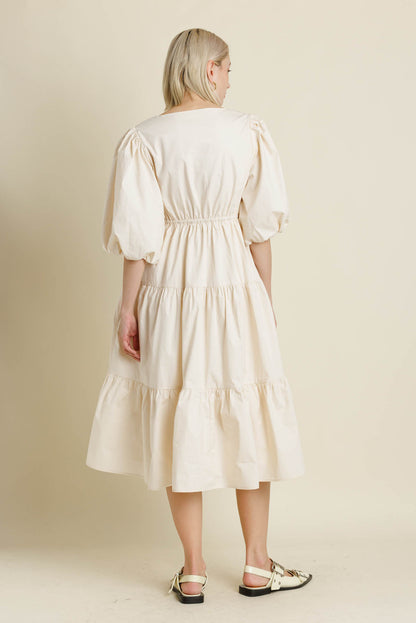 Tiered Midi Dress