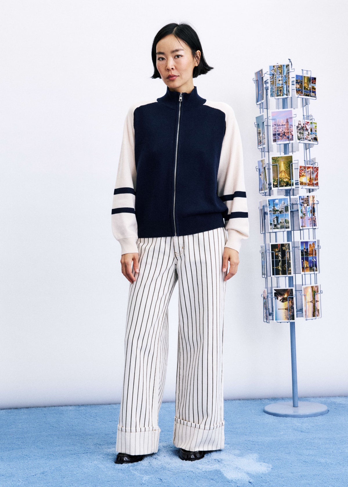 Weekender Zip Knit