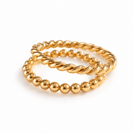 Nendo Gold Filled Stacking Rings