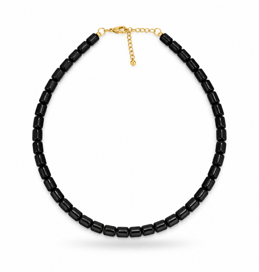 Nendo Onyx Pillar Necklace