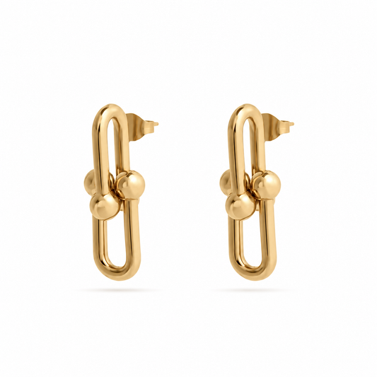 Nendo Beaded Link Earrings