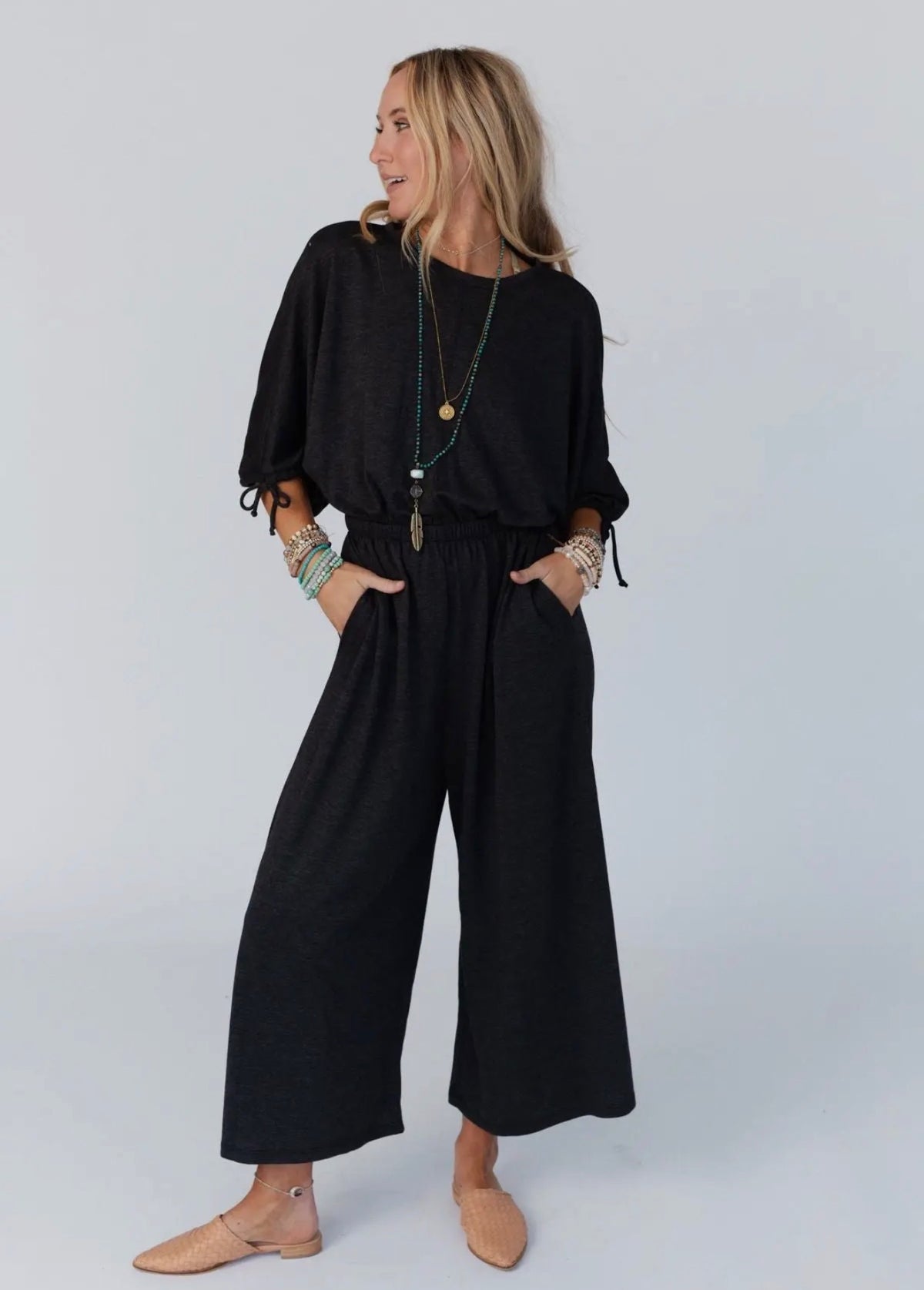 Carolina Comfy Wide Leg Jumpsuit