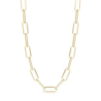 Nendo Gold Filled Paperclip Chain Necklace