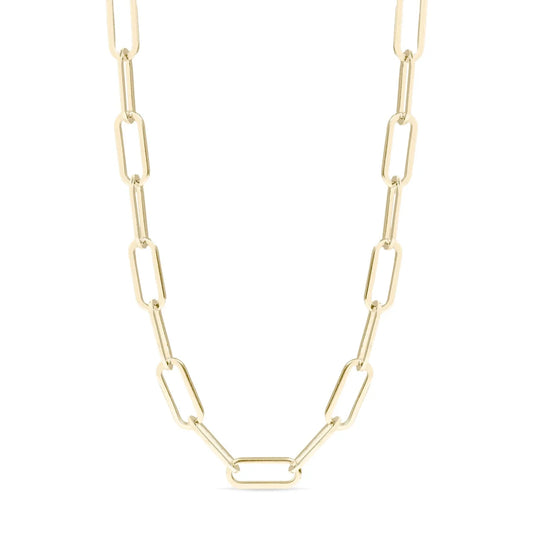 Nendo Gold Filled Paperclip Chain Necklace