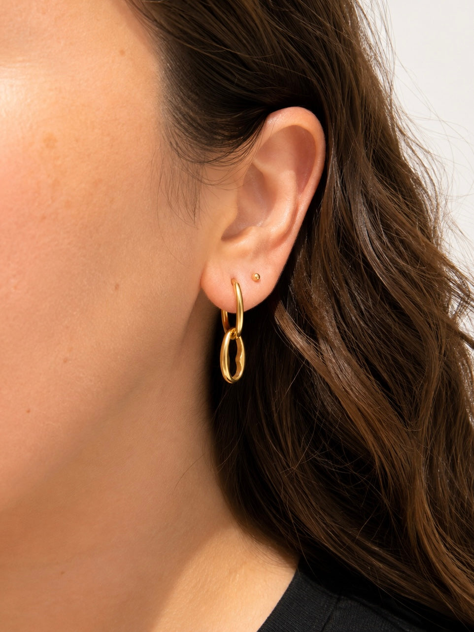 Nendo Gold Filled Duet Earrings