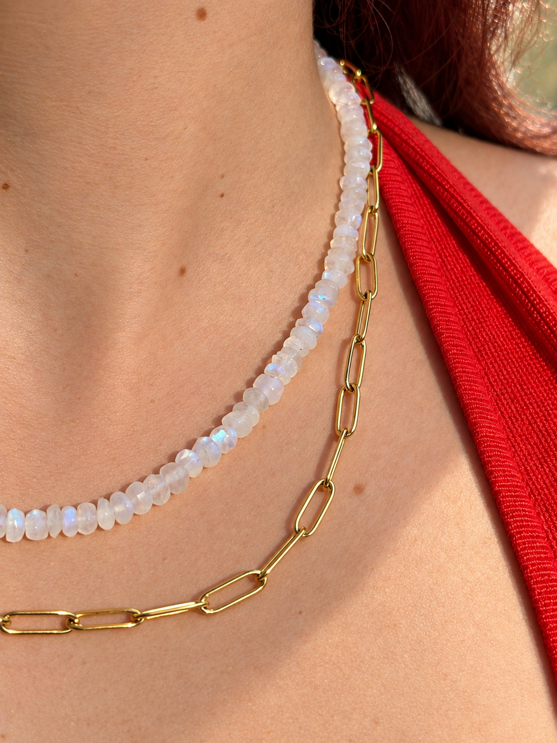 Nendo Rainbow Moonstone Necklace