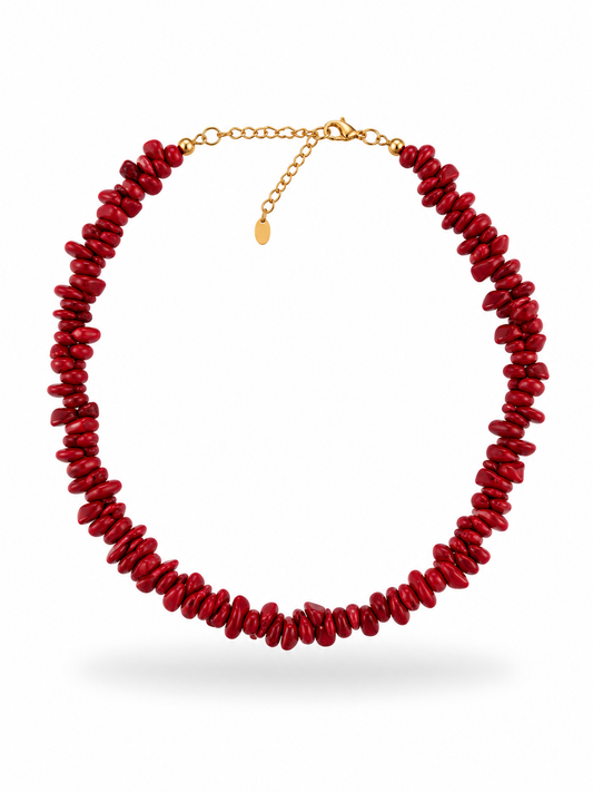 Nendo Bamboo Coral Necklace
