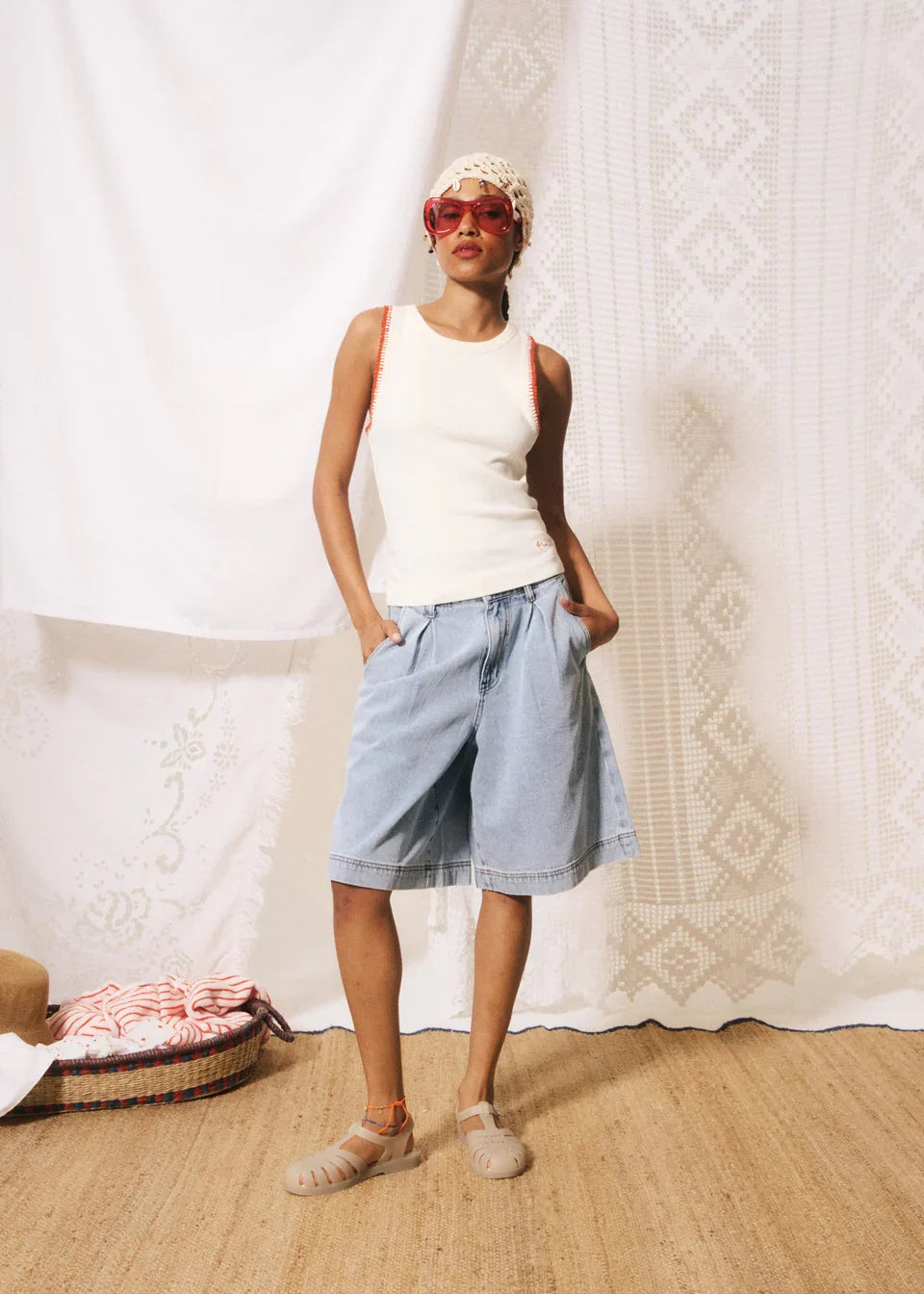 The Amalfi Stitch Tank