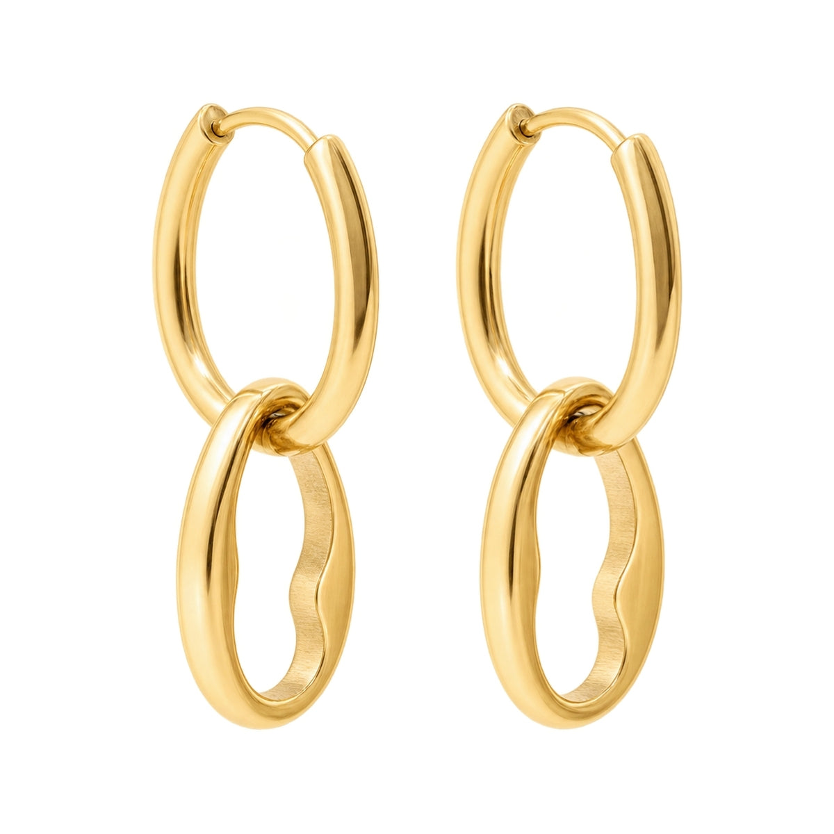 Nendo Gold Filled Duet Earrings