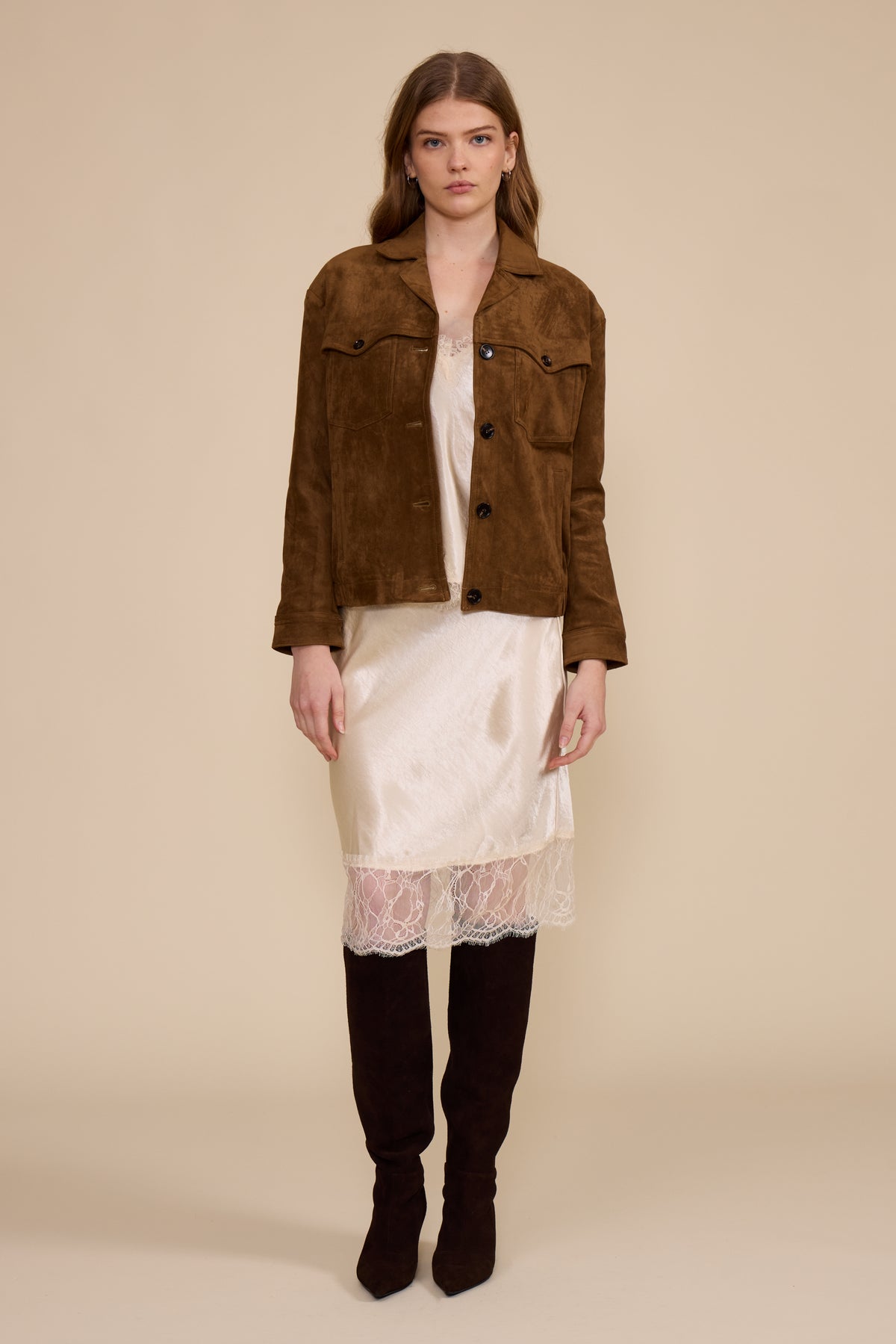 The Afterglow Lace Mini Skirt