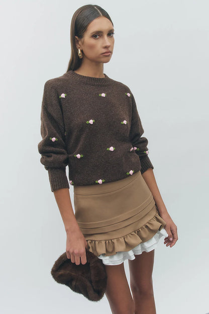 The Rosalie Embroidered Sweater