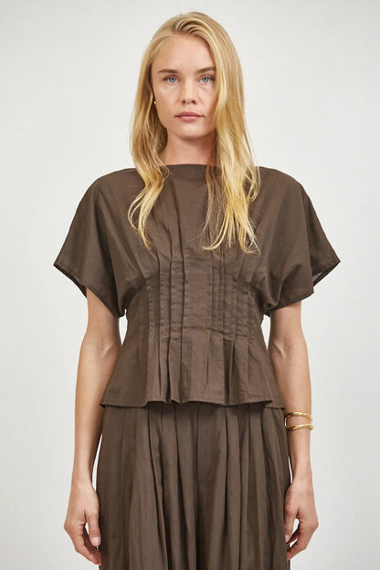 The Willow Pintuck Blouse