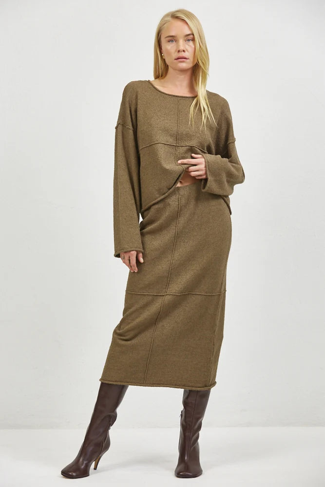 The Rowan Knit Midi Skirt