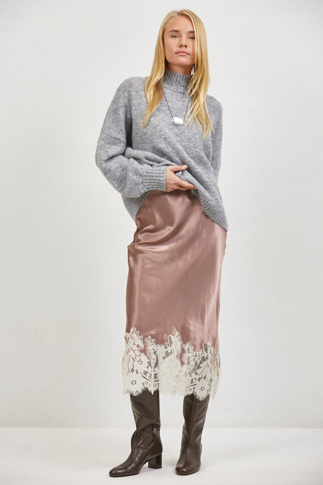 The Moonlit Lace Skirt