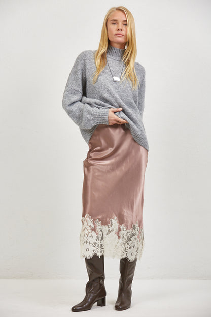 The Moonlit Lace Skirt