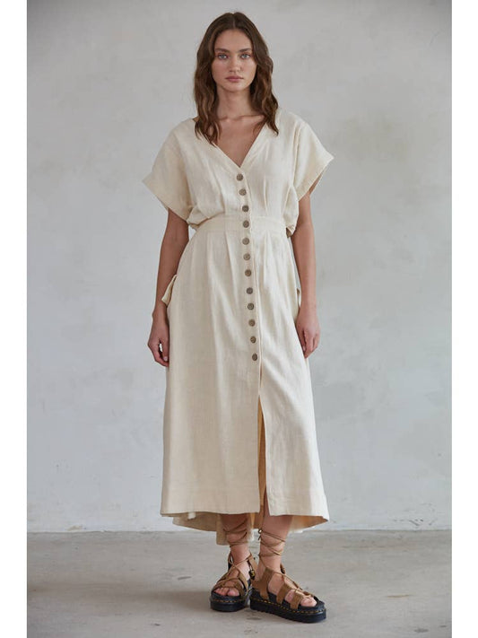 The Coastline Button Dress