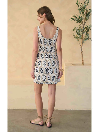 Olive Grove Mini Dress