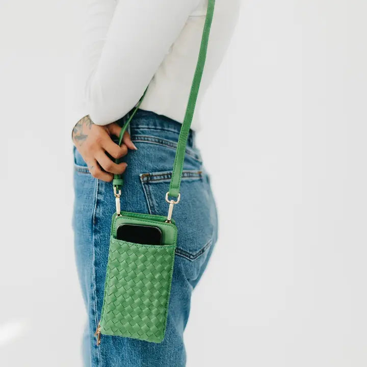 Paloma Woven Phone Crossbody