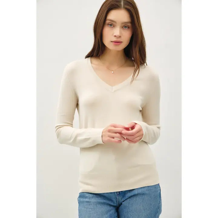 The Camille V-Neck Sweater