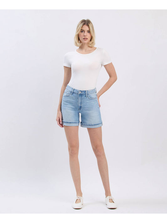 Everyday Midi Denim Shorts