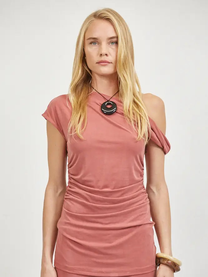 The Rosewood Drape Top