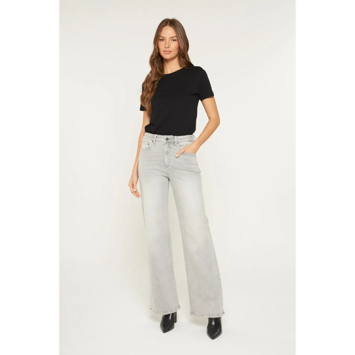 Silverline High Rise Wide Leg Jean