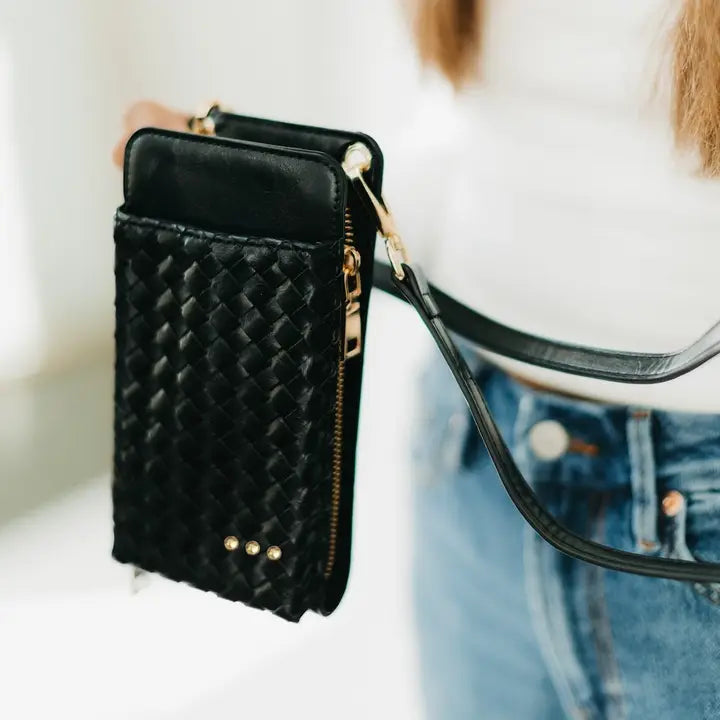 Paloma Woven Phone Crossbody