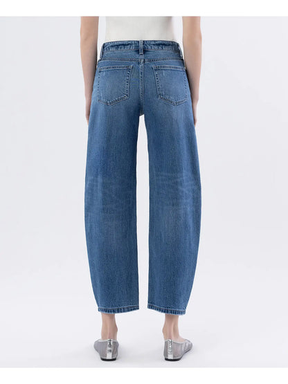 The Camden High Rise Barrel Jeans