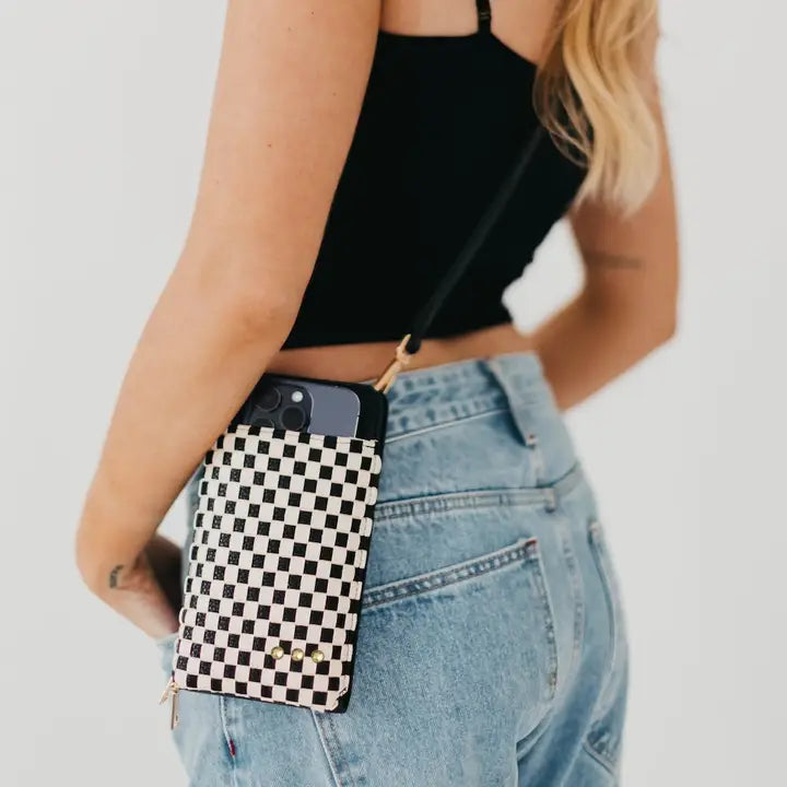 Paloma Woven Phone Crossbody