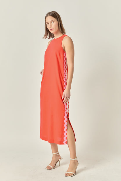 Palermo Ric Rac Midi Dress