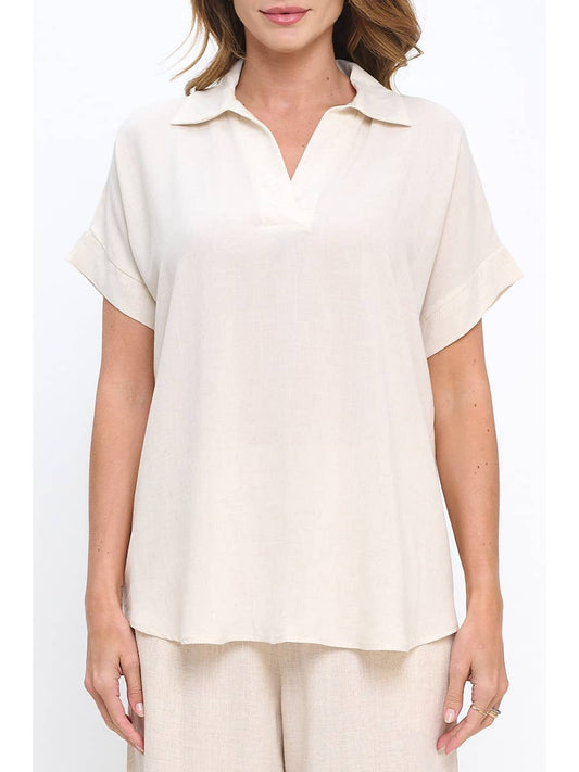 soft linen top matching set 
